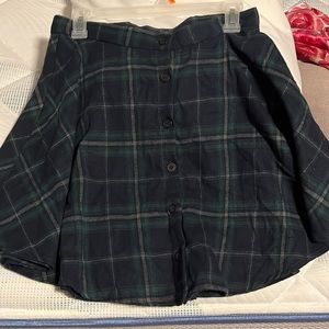 plaid skirt
